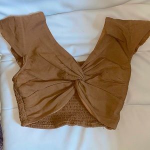 Twist Front Crop Top